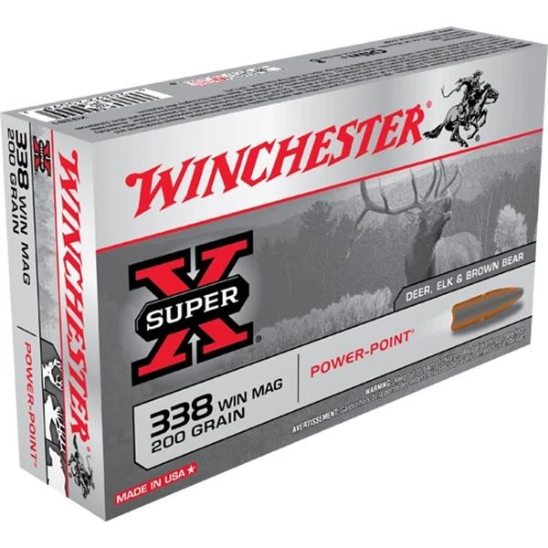 Rifle ammunitions Super X 338 Winchester Magnum 200 gr Bullets