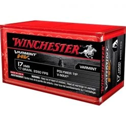 Winchester Rifle ammunitions .17 HMR 17gr Varmint HV Ammunition