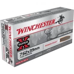 Winchester Rifle ammunitions 7.62x39mm Russian 123gr Super X Ammunition