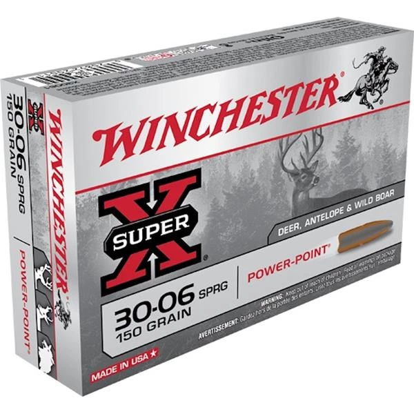 Winchester Rifle ammunitions .30-06 Sprg 150gr Super X Ammunition