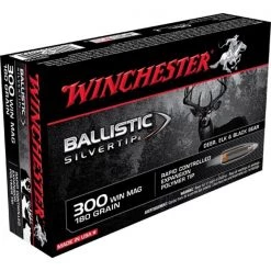 Winchester Rifle ammunitions .300 WIN MAG 180gr Ballistic Silvertip Ammunition
