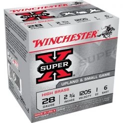 Winchester Shotgun ammunitions 28 Ga 2 3/4" #6 Super X Ammunition