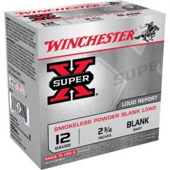 Winchester Shotgun ammunitions 12 Ga 2 3/4" Super-X Blank Ammunition