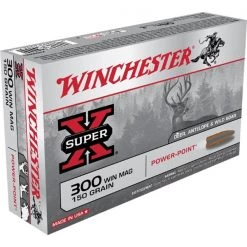 Winchester Rifle ammunitions .300 WIN MAG 150gr Super X Ammunition