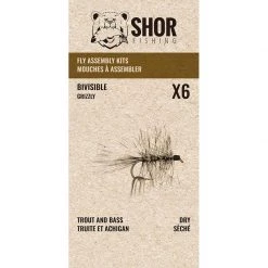 SHOR Fishing Fly tying kits Bivisible Fly Assembly Kit