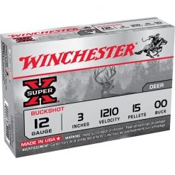 Winchester Shotgun ammunitions 12 Ga 3" #00 Super-X Ammunition